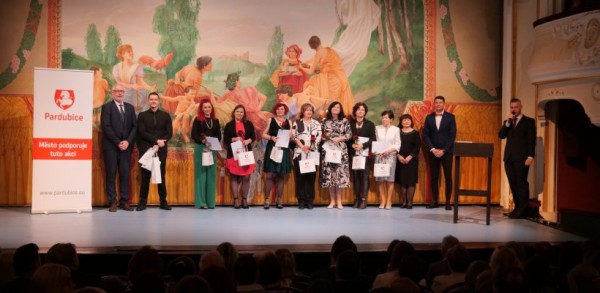 Město Pardubice ocenilo nejlepší pedagogy školního roku 2023/24