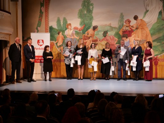 Město Pardubice ocenilo nejlepší pedagogy školního roku 2023/24