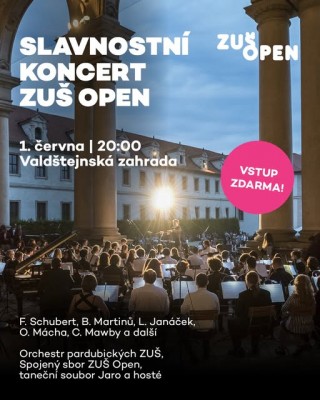 Pardubické ZUŠ zazářily ve finále jubilejního festivalu ZUŠ Open ve Valdštejnské zahradě